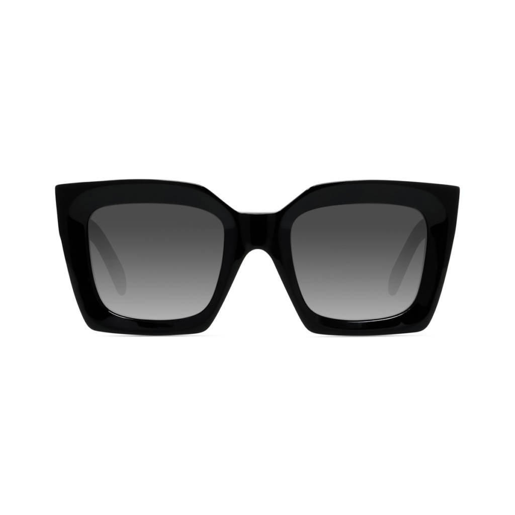 OCCHIALI DA SOLE OVERSIZE IN ACETATO CELINE CL40130I-01B Nero Lucido