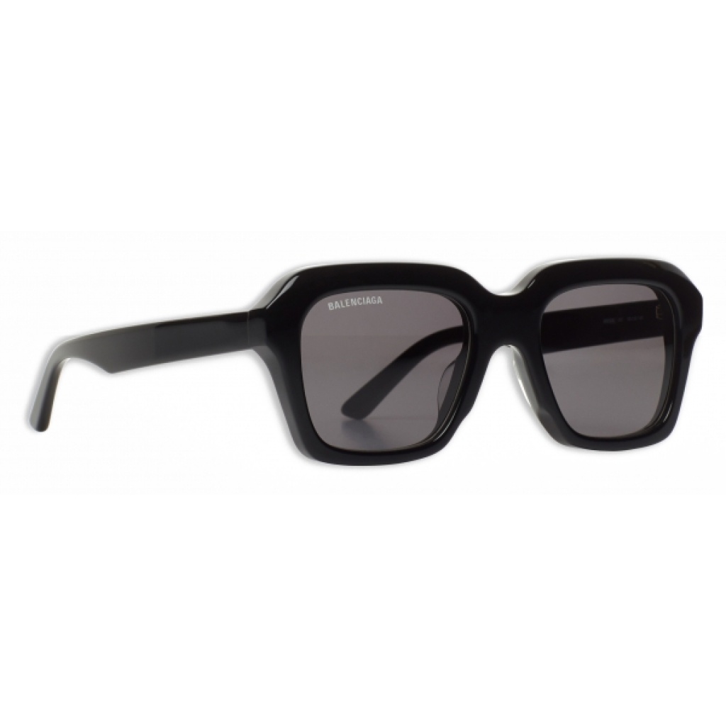 balenciaga occhiali da sole power rectangle nero occhiali da sole balenciaga eyewear