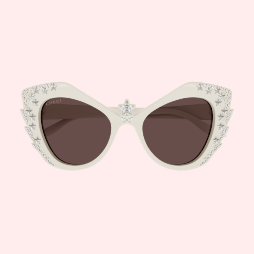 Occhiali da Sole Gucci CatEye GG1095S-002 Avorio