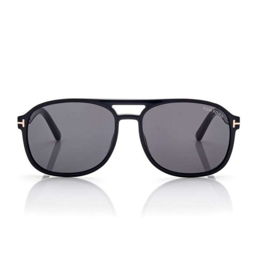 Occhiali da Sole Tom Ford Rosco FT1022-01A Shiny Black