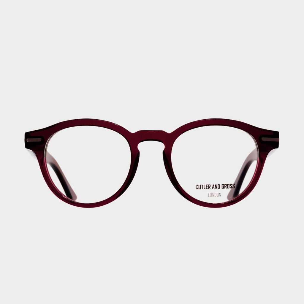 Occhiali Round Cutler and Gross CGOP-1338-51-07 Bordeaux Red