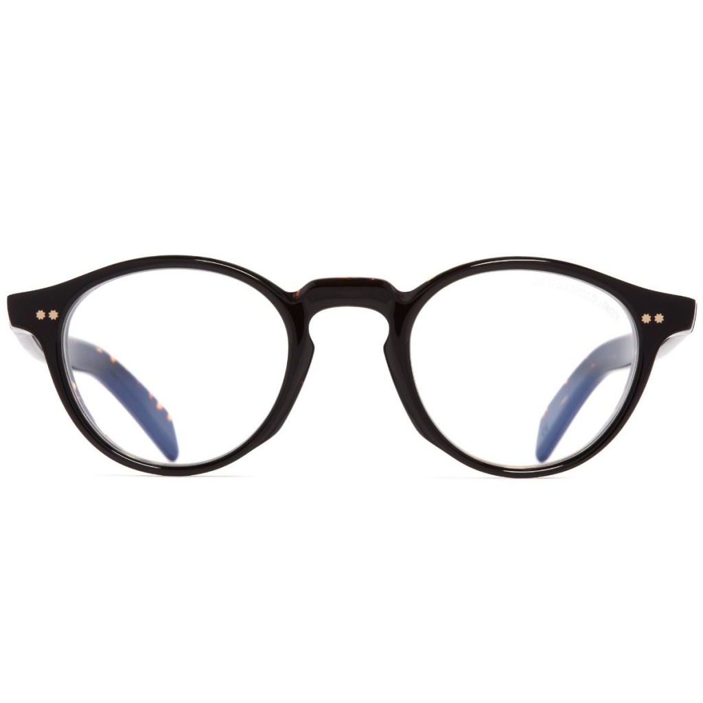 Occhiali Round Cutler and Gross CGOP-GR04-46-01 Black on Havana