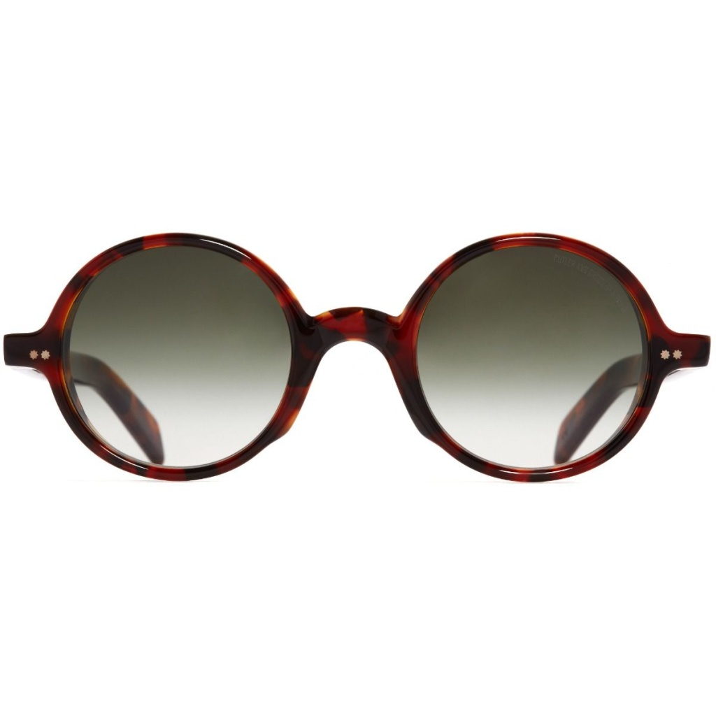 Occhiali da sole Round Cutler and Gross CGSN-GR01-48-02 Multi Havana Aubergine