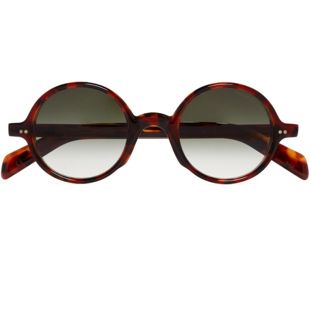 Occhiali da sole Round Cutler and Gross CGSN-GR01-48-02 Multi Havana Aubergine