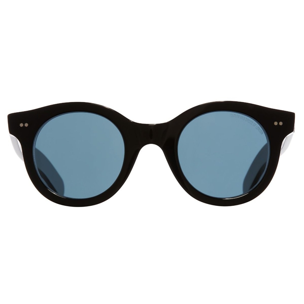 Occhiali da sole Round Cutler and Gross CGSN-1390-47-01 Black on Blue