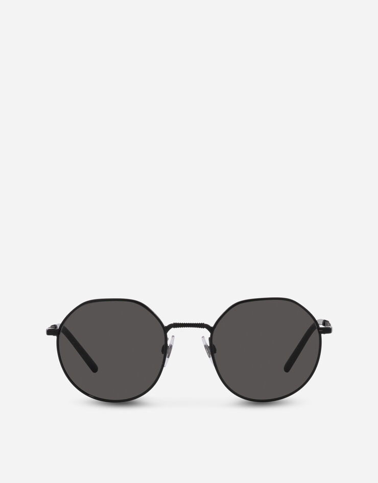 OCCHIALI DA SOLE Gros grain sunglasses Dolce&Gabbana Black matte