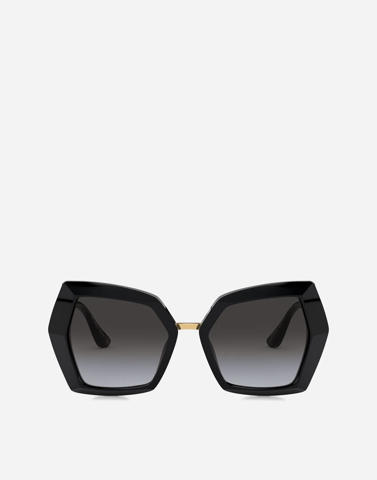 OCCHIALI DA SOLE DG Monogram sunglasses Dolce&Gabbana Black