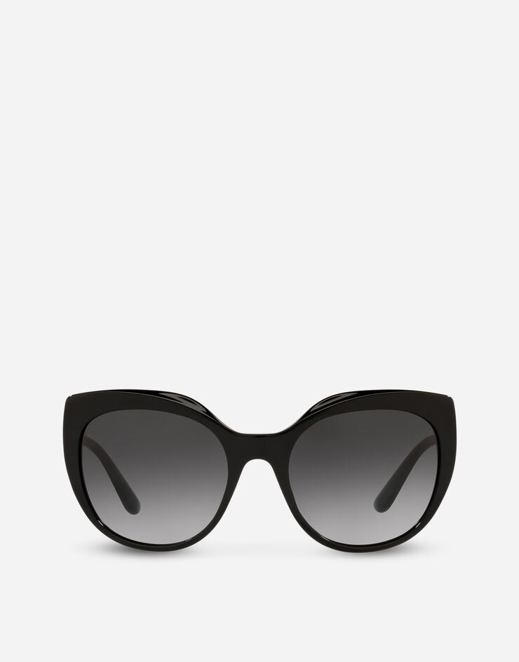 OCCHIALI DA SOLE DG crossed sunglasses Dolce&Gabbana Black