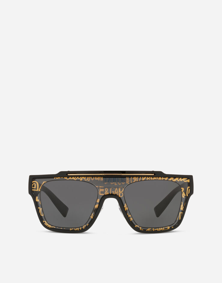 OCCHIALI DA SOLE Dna Graffiti sunglasses Dolce&Gabbana Black and gold