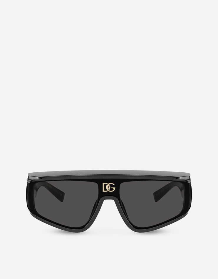 OCCHIALI DA SOLE DG crossed sunglasses Dolce&Gabbana Black