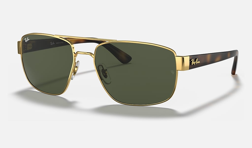 Occhiali da Sole RayBan RB3663 RB3663 001/31 60-17 Lucido Oro