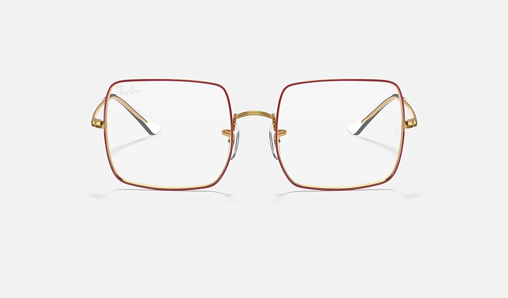 Occhiali RayBan SQUARE 1971 RB1971V-3106 Lucido Rosso 51