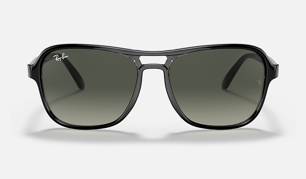 Occhiali da Sole RayBan STATE SIDE  RB4356 654571 58-17  Lucido Nero