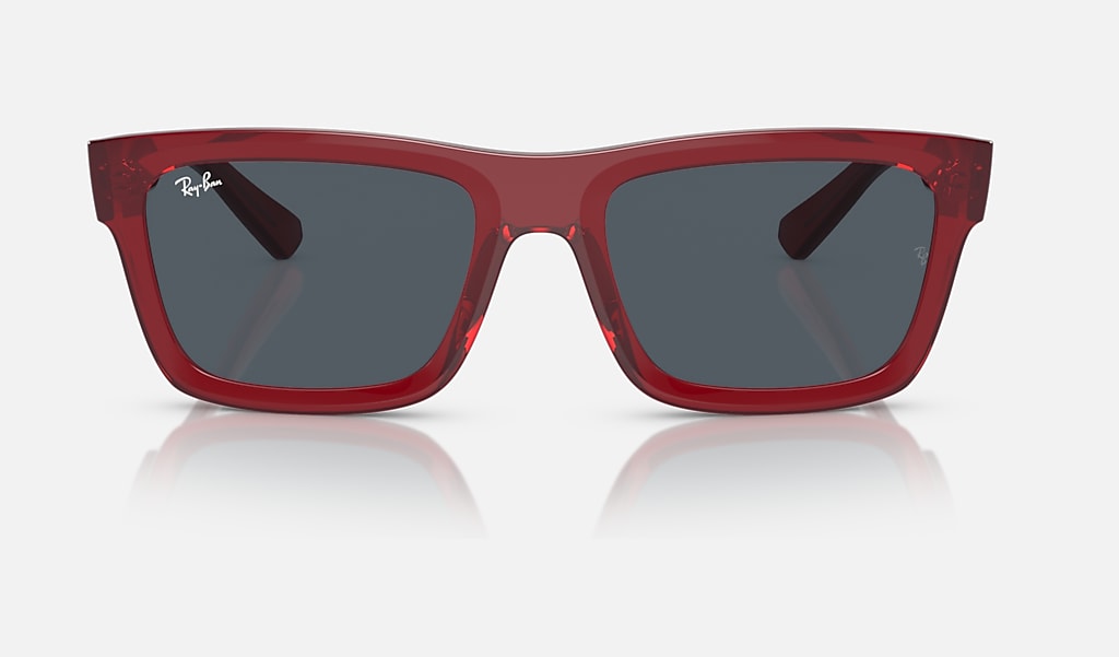Occhiali da Sole RayBan WARREN BIO-BASED  RB4396 667987 54-20  Lucido Rosso Trasparente