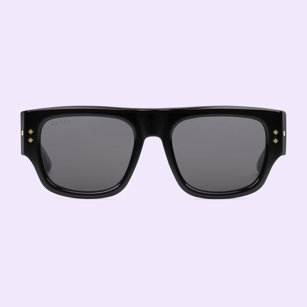 Occhiali da sole quadrati Gucci GG1262S Black