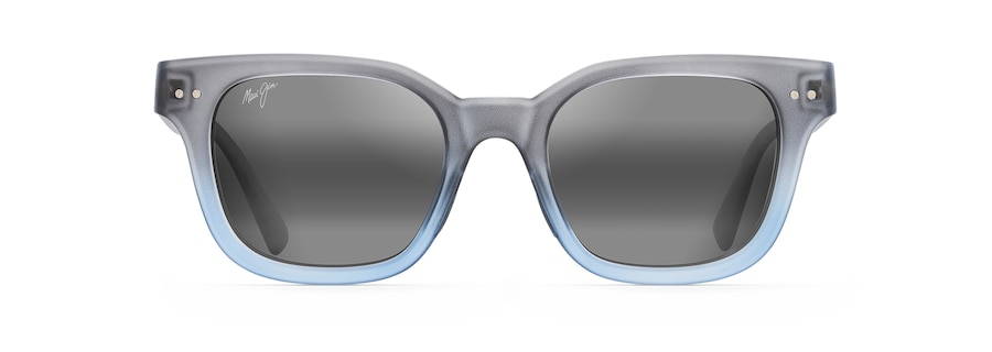 Occhiali da Sole polarizzati classici SHORE BREAK Maui Jim 822-06M Matte Translucent Blue Grey Fade