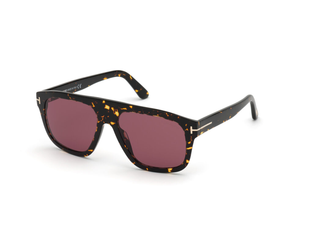 Occhiali da Sole TOM FORD FT0777 THOR-52S avana scura / bordeaux