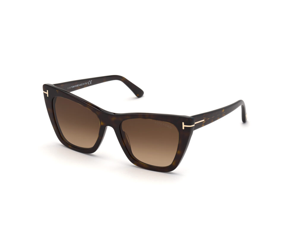 Occhiali da Sole TOM FORD FT0846 Poppy-02-52F avana scura / marrone grad