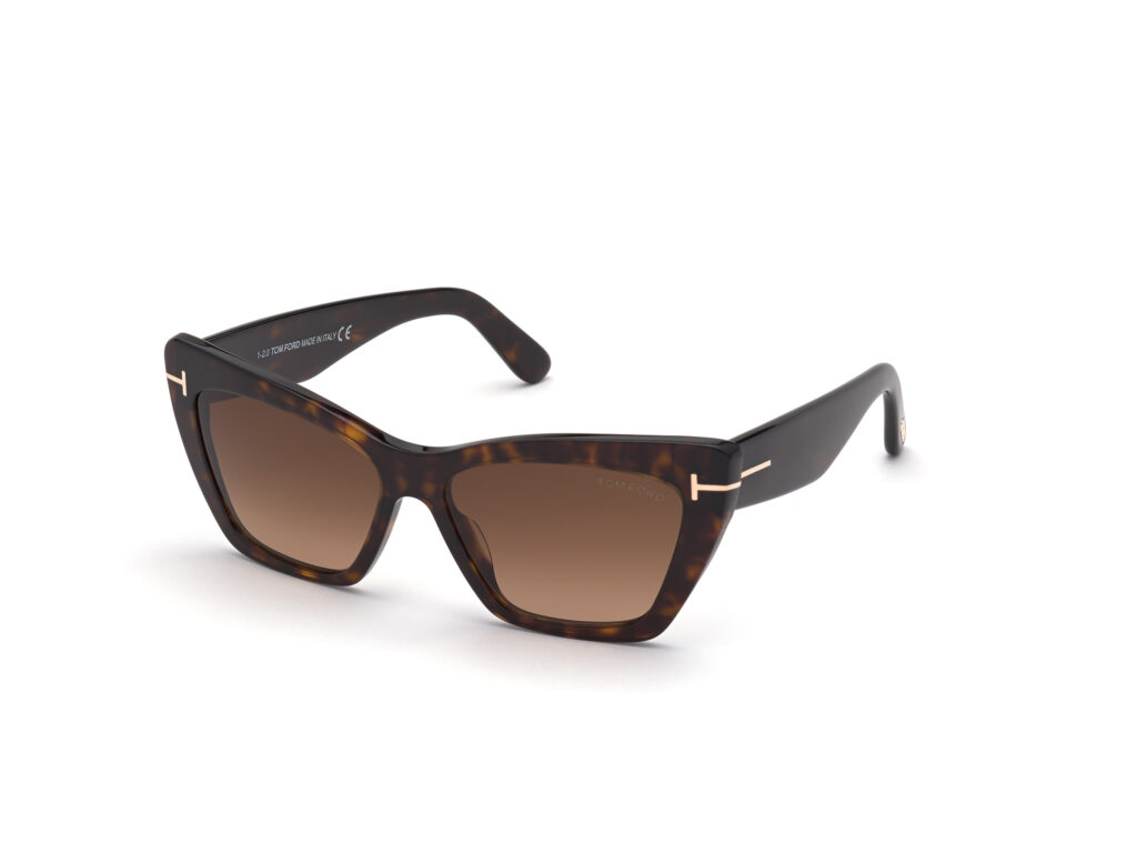 Occhiali da Sole TOM FORD FT0871 WYATT-52F avana scura / marrone grad