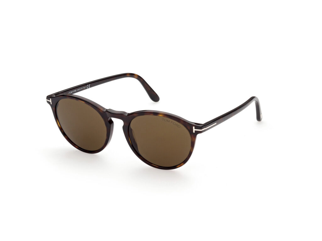 Occhiali da Sole TOM FORD FT0904 AURELE-52J avana scura / roviex