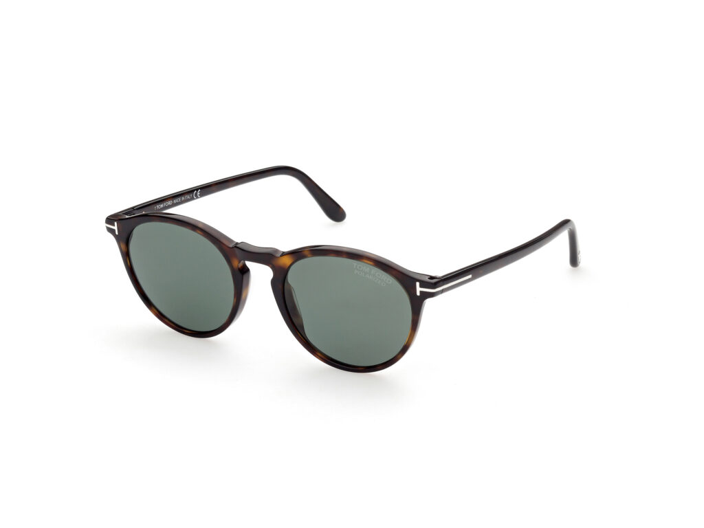 Occhiali da Sole TOM FORD FT0904 AURELE-52R avana scura / verde polar