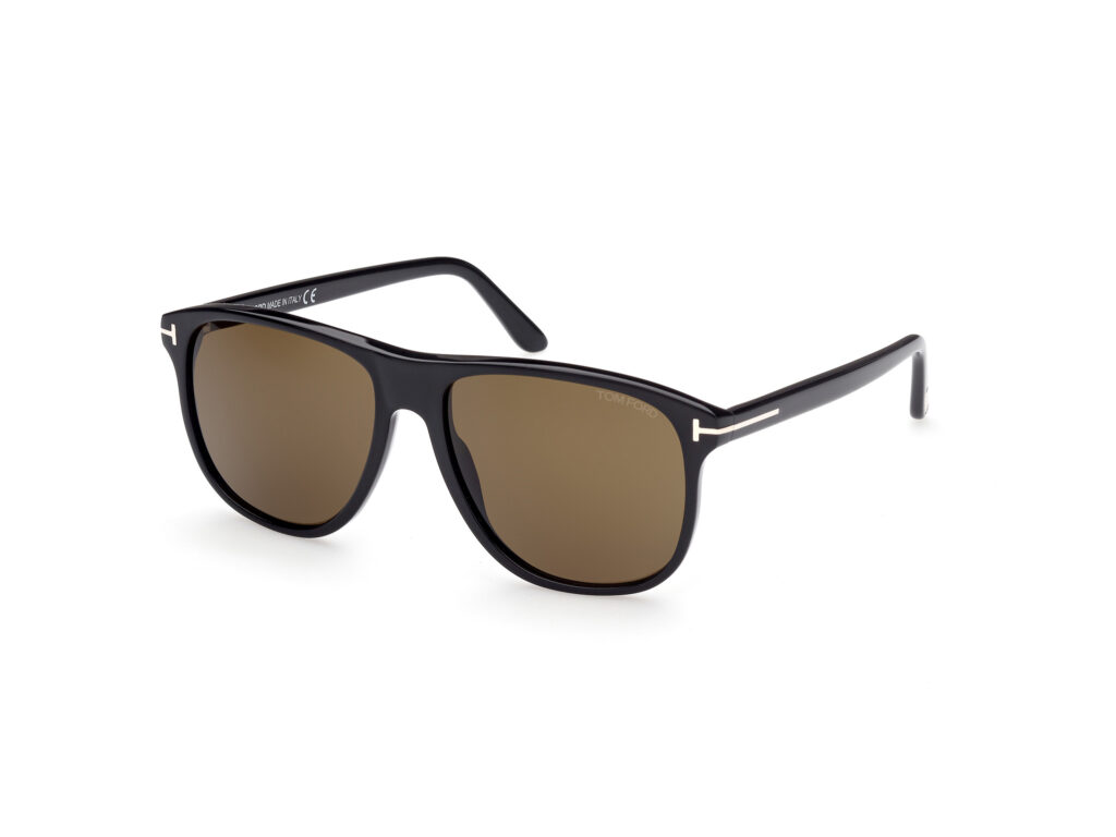 Occhiali da Sole TOM FORD FT0905 JONI-01J nero lucido / roviex