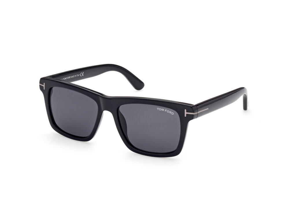 Occhiali da Sole TOM FORD FT0906-N BUCKLEY-02-01A nero lucido / fumo