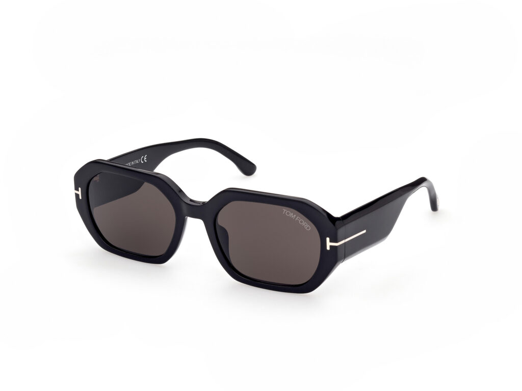 Occhiali da Sole TOM FORD FT0917 VERONIQUE-02-01A nero lucido / fumo