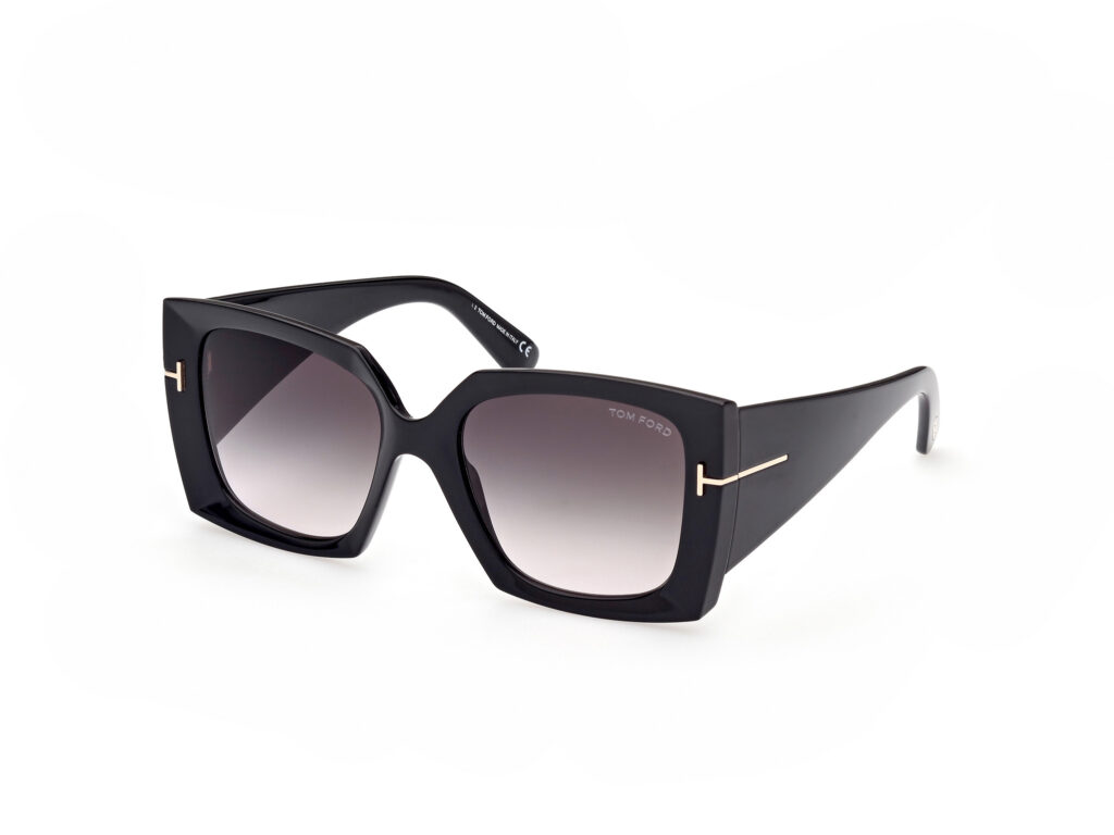 Occhiali da Sole TOM FORD FT0921 JACQUETTA-01B nero lucido / fumo grad