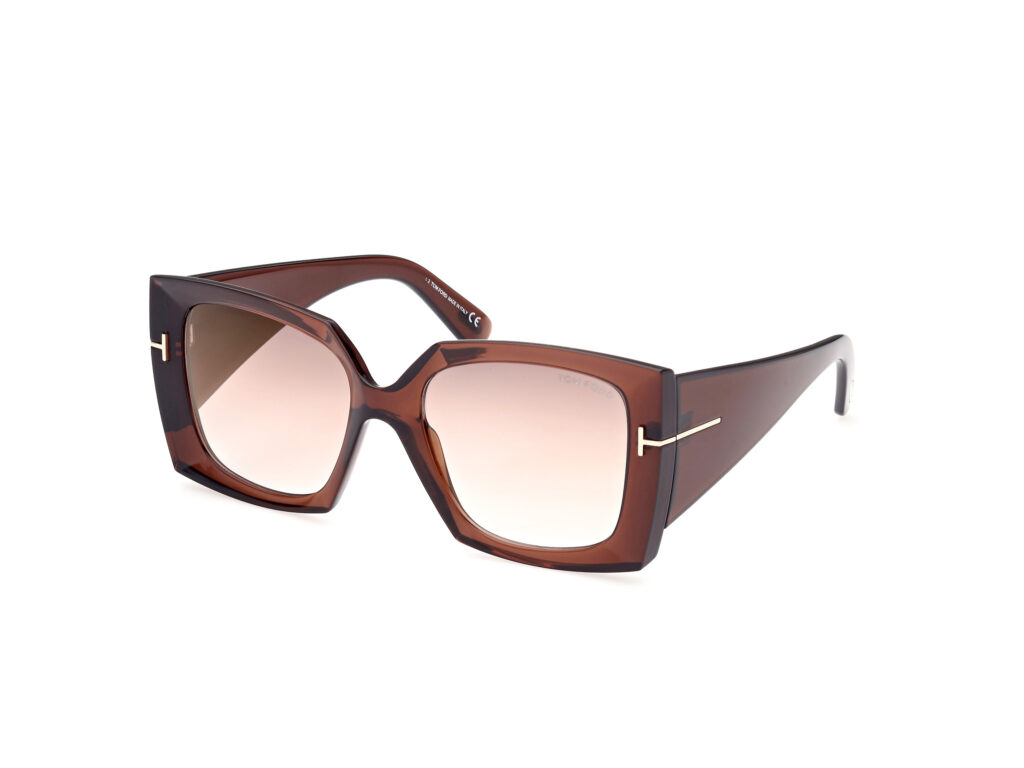 Occhiali da Sole TOM FORD FT0921 JACQUETTA-48G marrone scuro luc / marrone specchiato