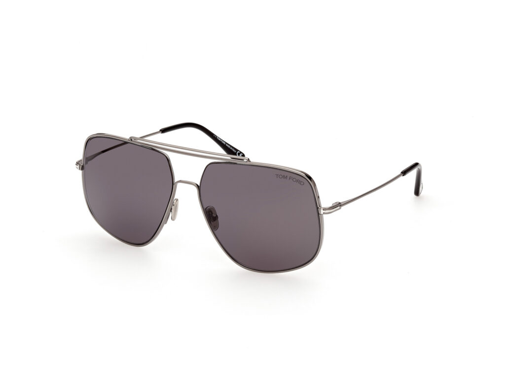 Occhiali da Sole TOM FORD FT0927 LIAM-12A rutenio scuro luc / fumo