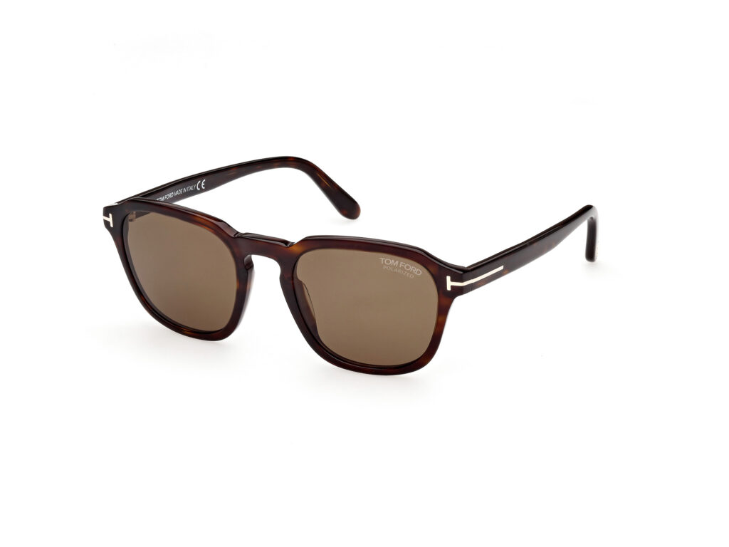 Occhiali da Sole TOM FORD FT0931 AVERY-52H avana scura / marrone polar