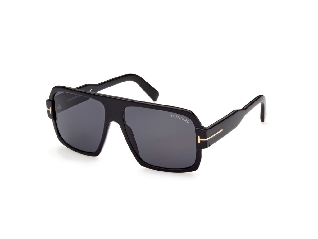 Occhiali da Sole TOM FORD FT0933 CAMDEN-01A nero lucido / fumo