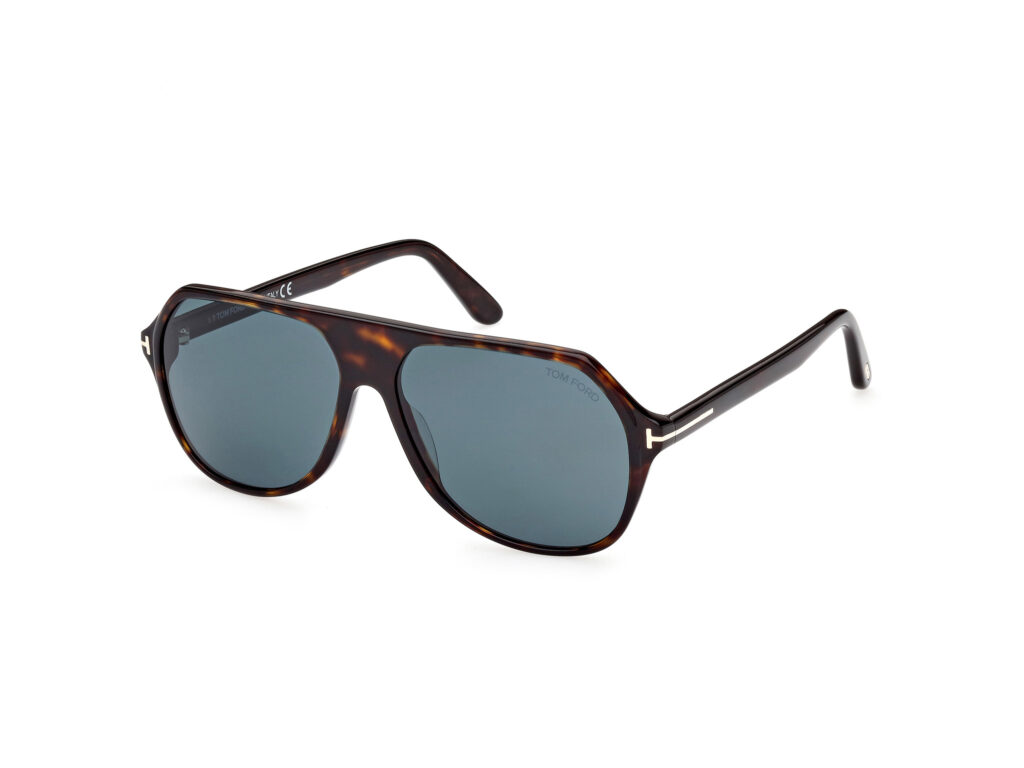 Occhiali da Sole TOM FORD FT0934 HAYES-52V avana scura / blu