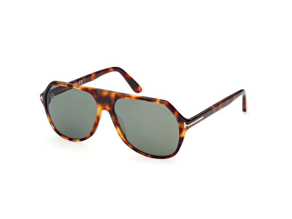 Occhiali da Sole TOM FORD FT0934 HAYES-53N avana bionda / verde