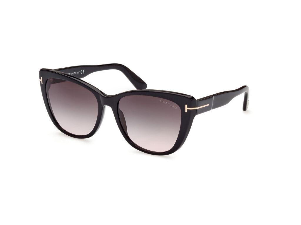 Occhiali da Sole TOM FORD FT0937 NORA-01B nero lucido / fumo grad