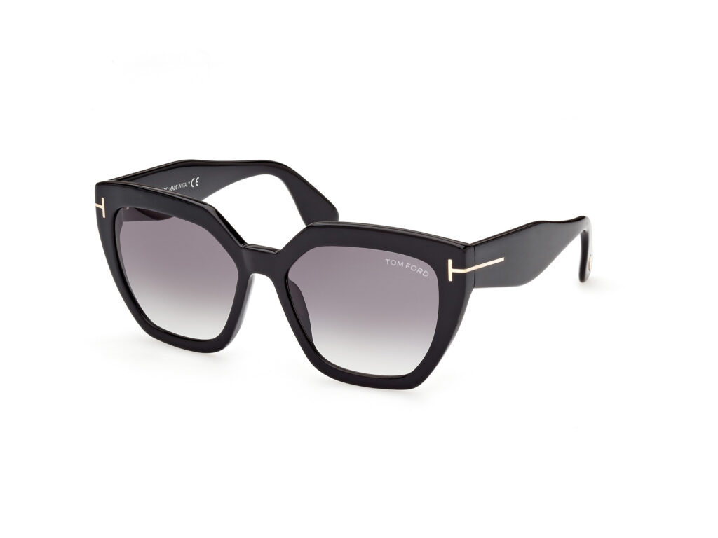 Occhiali da Sole TOM FORD FT0939 PHOEBE-01B nero lucido / fumo grad