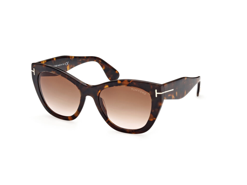 Occhiali da Sole TOM FORD FT0940 CARA-55F avana colorata / marrone grad