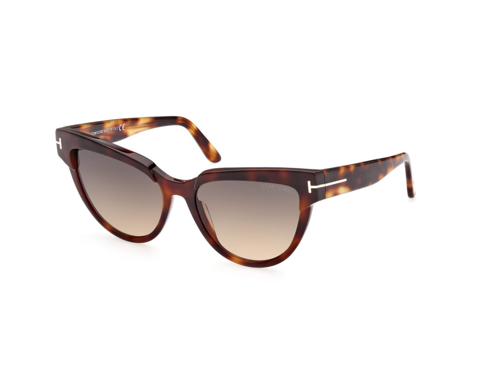 Occhiali da Sole TOM FORD FT0941 NADINE-55B avana colorata / fumo grad