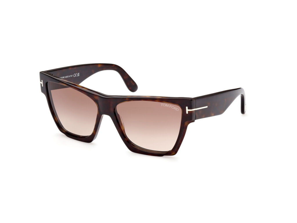 Occhiali da Sole TOM FORD FT0942 DOVE-52K avana scura / roviex grad