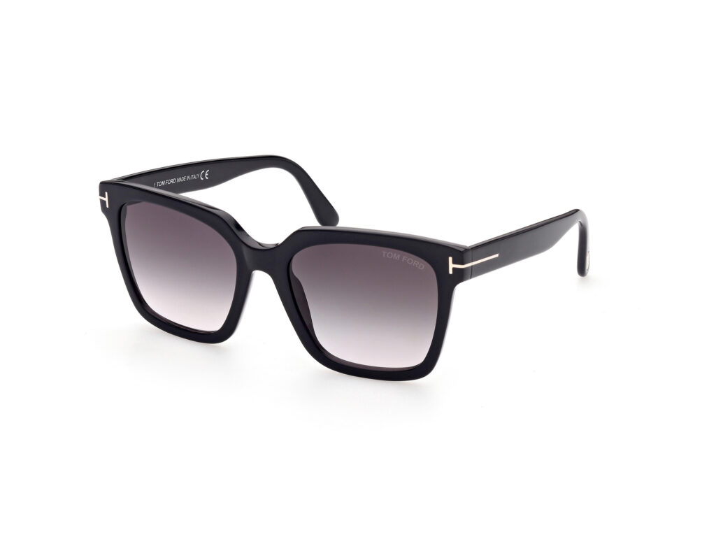 Occhiali da Sole TOM FORD FT0952 SELBY-01B nero lucido / fumo grad