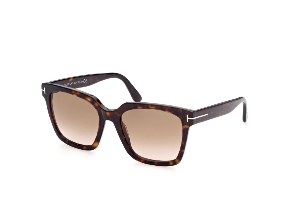 Occhiali da Sole TOM FORD FT0952 SELBY-52F avana scura / marrone grad