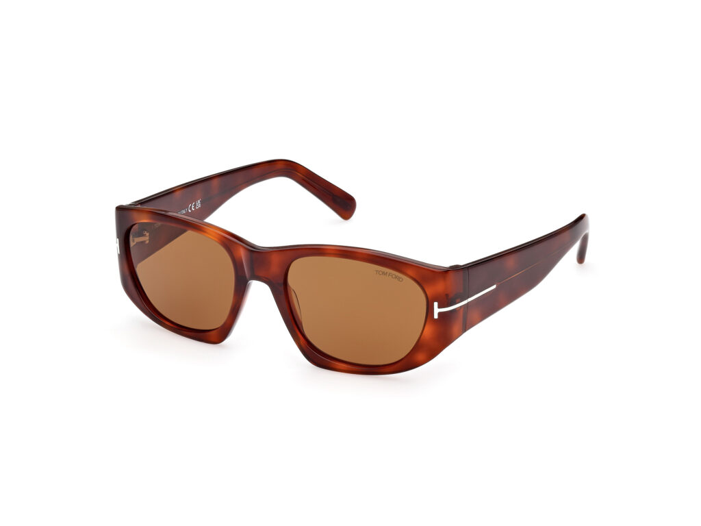 Occhiali da Sole TOM FORD FT0987 CYRILLE-02-53E avana bionda / marrone