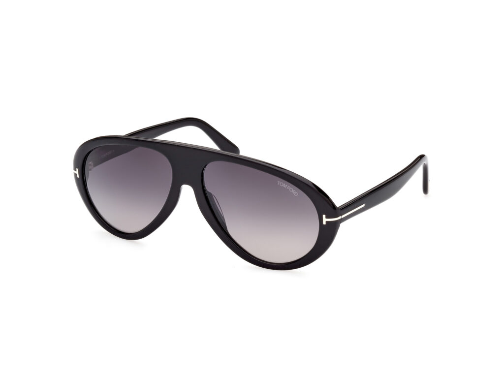 Occhiali da Sole TOM FORD FT0988 CAMILLO-02-01B nero lucido / fumo grad