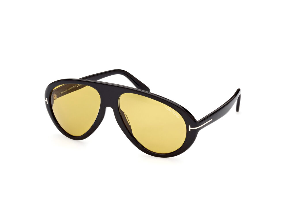 Occhiali da Sole TOM FORD FT0988 CAMILLO-02-01E nero lucido / marrone