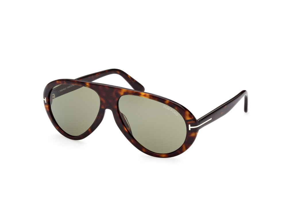 Occhiali da Sole TOM FORD FT0988 CAMILLO-02-52N avana scura / verde