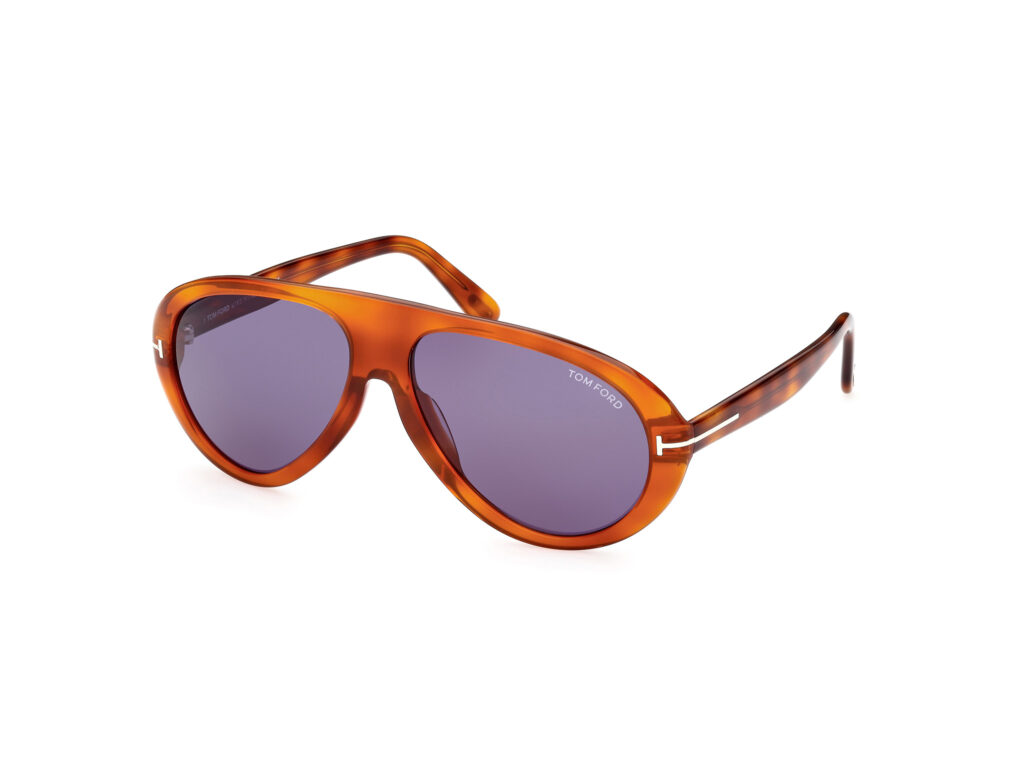 Occhiali da Sole TOM FORD FT0988 CAMILLO-02-53V avana bionda / blu