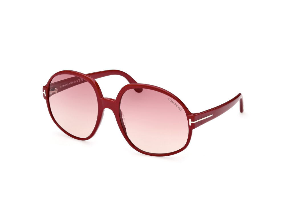 Occhiali da Sole TOM FORD FT0991 CLAUDE-02-69T bordeaux luc / bordeaux grad