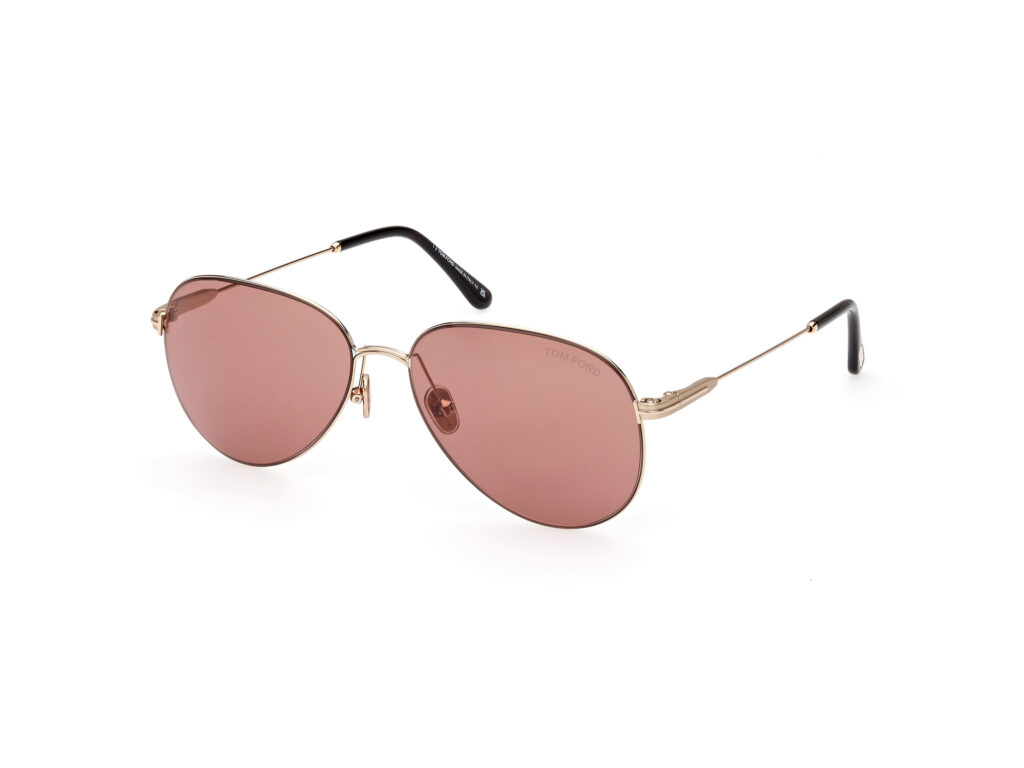 Occhiali da Sole TOM FORD FT0993 PORSCHA-32E oro / marrone