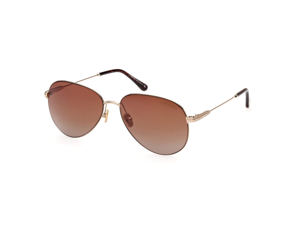 Occhiali da Sole TOM FORD FT0993 PORSCHA-32F oro / marrone grad